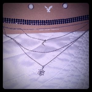American Eagle multi strand choker